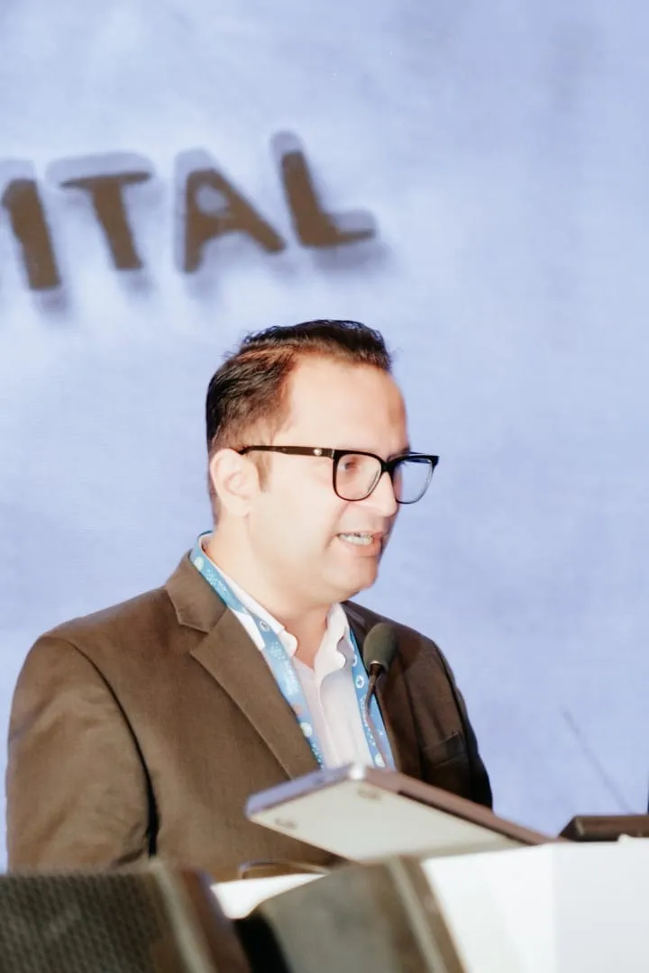 Dr. Shailesh Singh speaking at conference