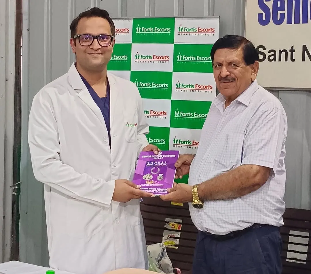 Dr. Shailesh Singh at community event