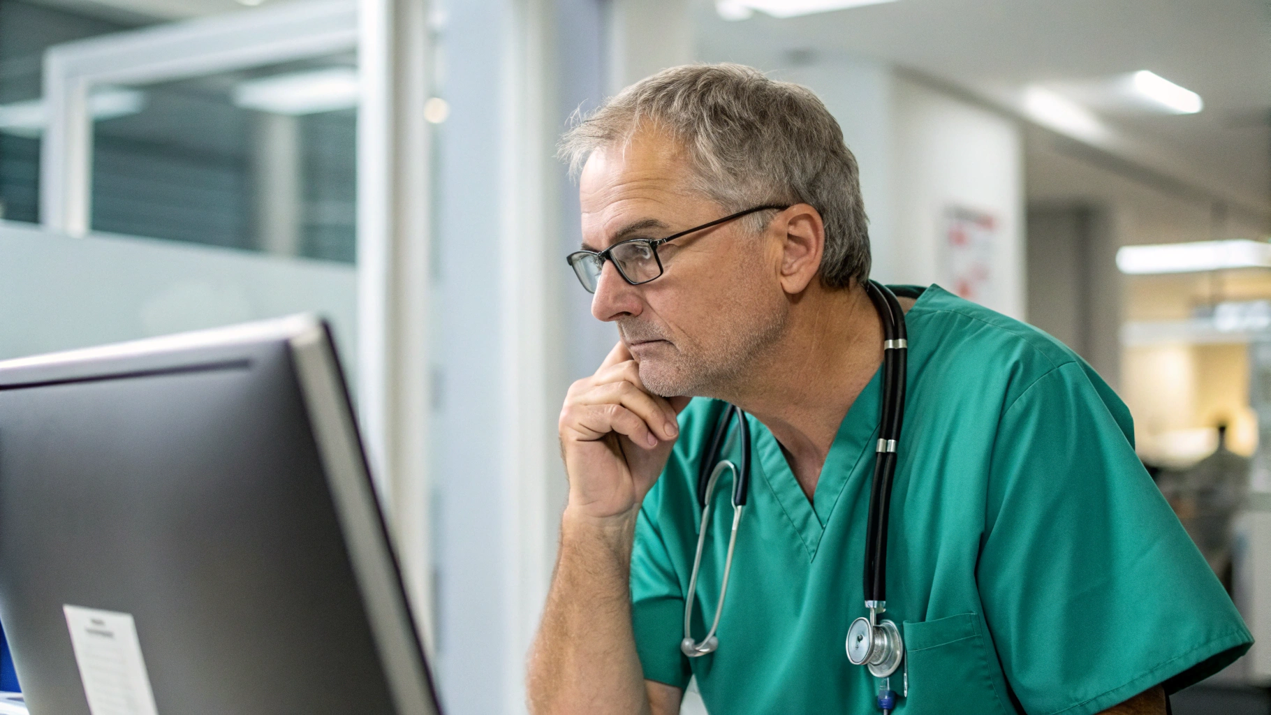 Expert cardiologist focused on complex case planning