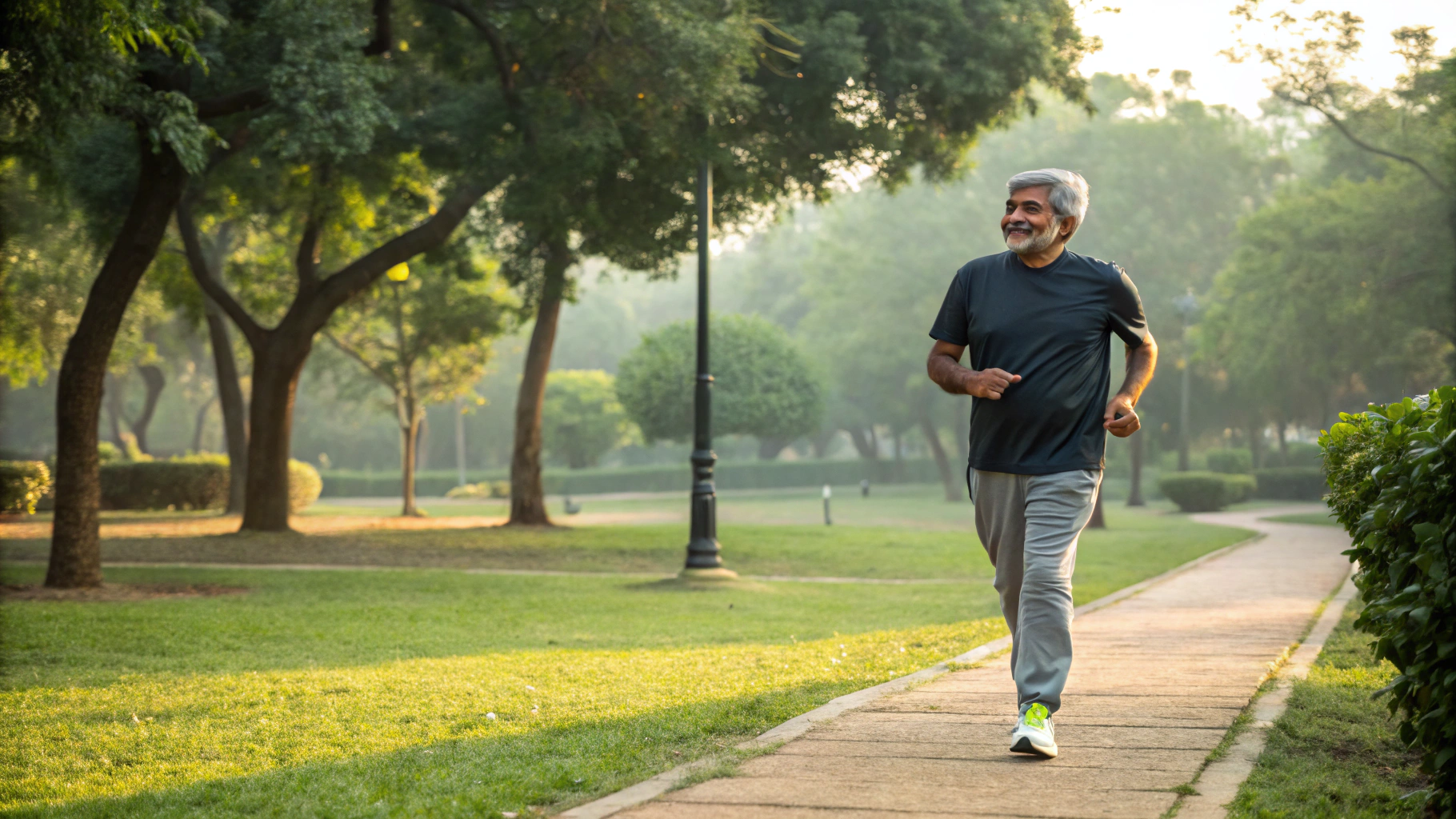 Patient enjoying active lifestyle after successful heart treatment