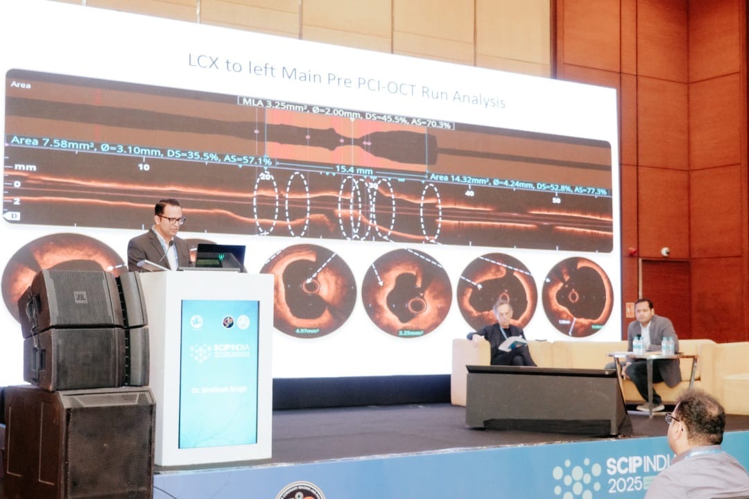 Dr. Shailesh Singh presenting at SCIP INDIA 2025
