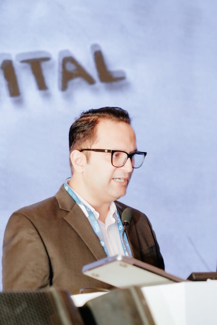 Dr. Shailesh Singh speaking at conference